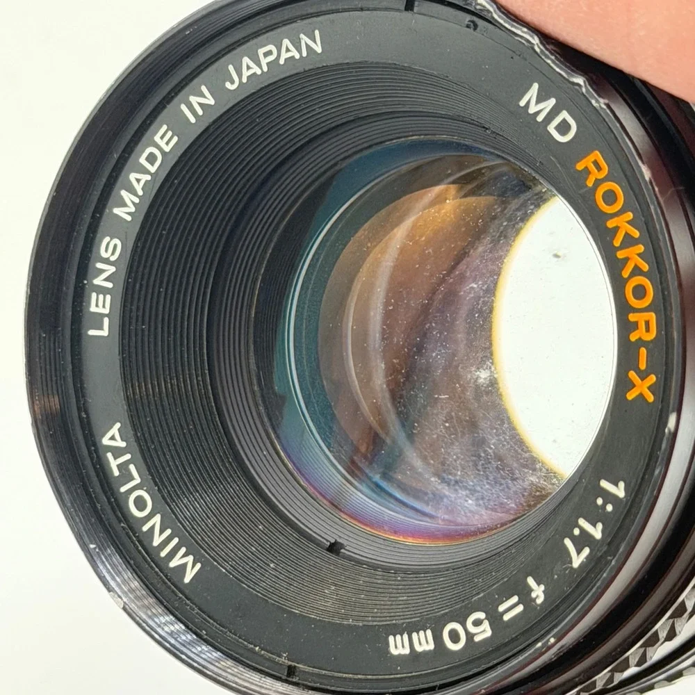 Minolta MD Rokkor-X 50mm f1.7 Prime Lens Vintage Manual Focus Japan 2084806